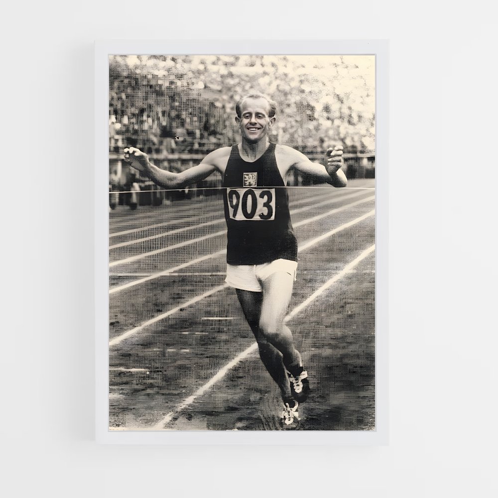 Poster L'Olympien Étoilé – affiche Athlétisme (vue 3)